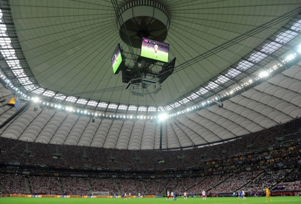 Stadion ve Varšavě. Stadion ve Varšavě.