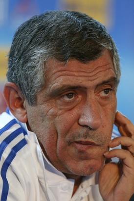 Trenér Řecka Fernando Santos.