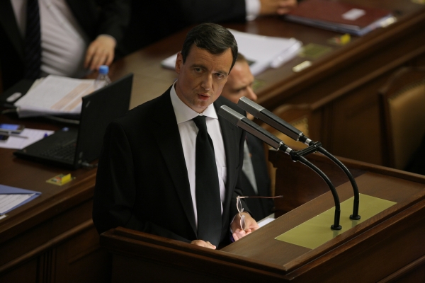 David Rath při svém posledním vystoupení ve sněmovně. David Rath při svém posledním vystoupení ve sněmovně.
