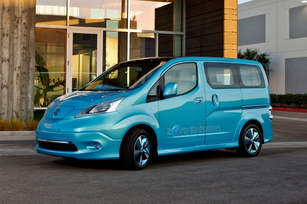 Elektromobil Nissan e-NV200 ještě v podobě konceptu.