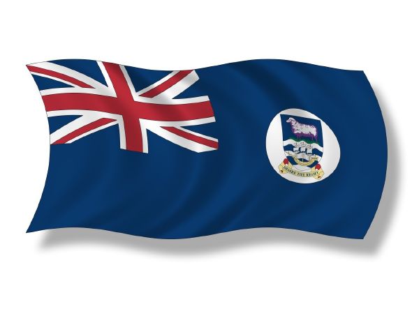 Vlajka Falklandských ostrovů. Vlajka Falklandských ostrovů.