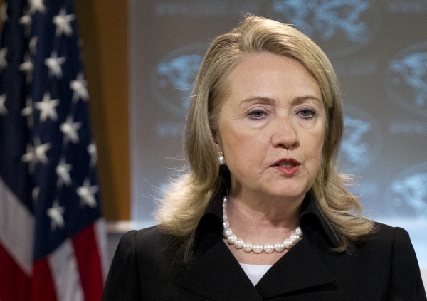 Hillary Clintonová. Hillary Clintonová.