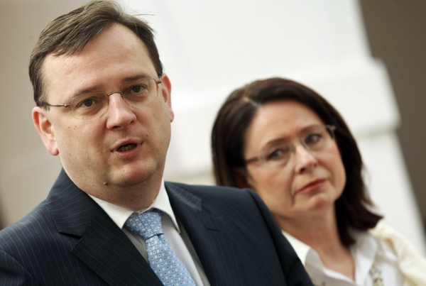 Premiér Petr Nečas.