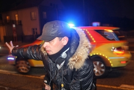 Režisér v akci.