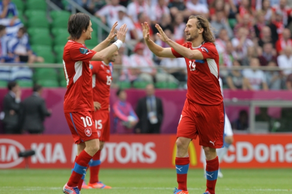 Tomáš Rosický (vlevo) s Petrem Jiráčkem.