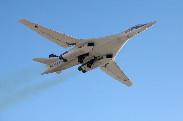 Ruský bombardér TU-160. Ruský bombardér TU-160.
