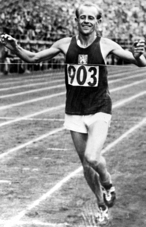 Emil Zátopek. Emil Zátopek.