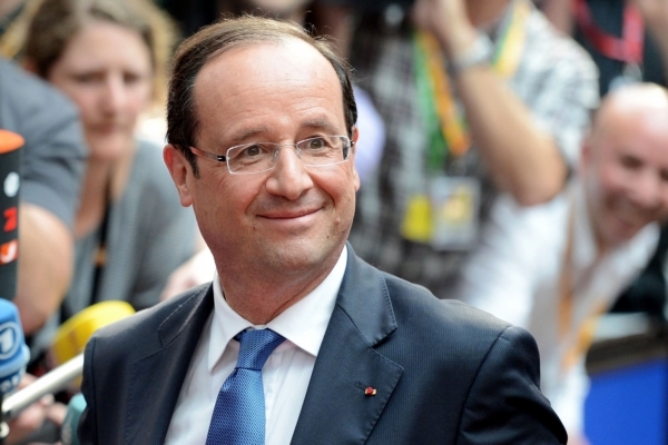 Francouzský prezident François Hollande. Francouzský prezident François Hollande.