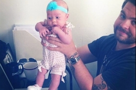 Jack Osbourne s dcerkou.