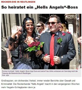 Motorkář Ingo Dura a jeho drahá polovička Ulrike.