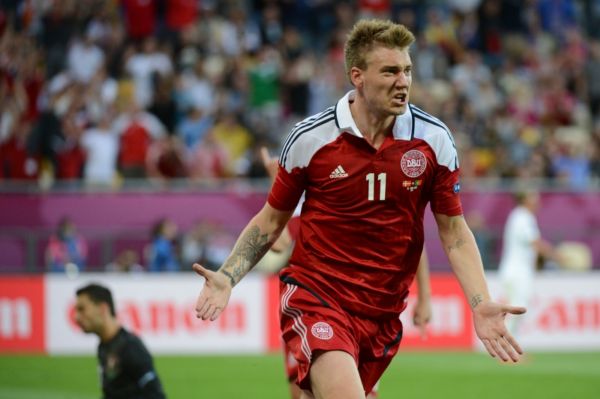 Trenýrkový hříšník Nicklas Bendtner. Trenýrkový hříšník Nicklas Bendtner.