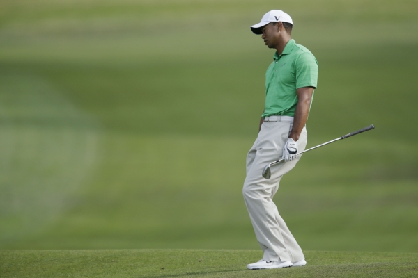 Americký golfista Tiger Woods.