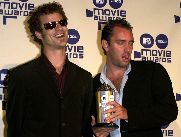 Tvůrci South Parku, Trey Parker (vlevo) a Matt Stone. Tvůrci South Parku, Trey Parker (vlevo) a Matt Stone.