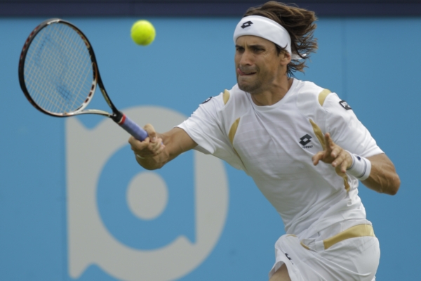 Španělský tenista David Ferrer.