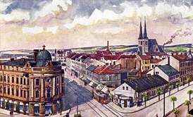 Ostrava-Přívoz, tady došlo 25. června 1912 k vraždě.