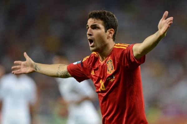 Španělský záložník Cesc Fàbregas.