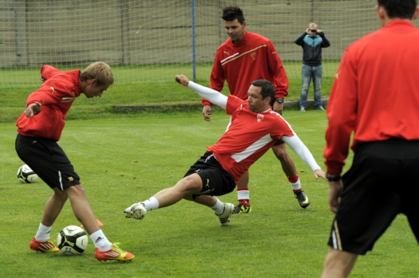 Fotbalisté Plzně se připravují na novou sezonu.