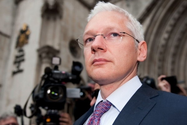 Spoluzakladatel serveru WikiLeaks JulianAssange.