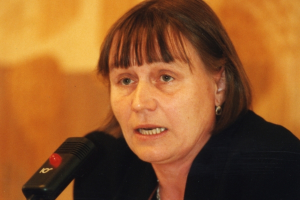 Anna Šabatová, předsedkyně Českého helsinského výboru. Anna Šabatová, předsedkyně Českého helsinského výboru.