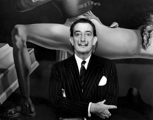Salvádor Dalí se proslavil surrealistickými díly.