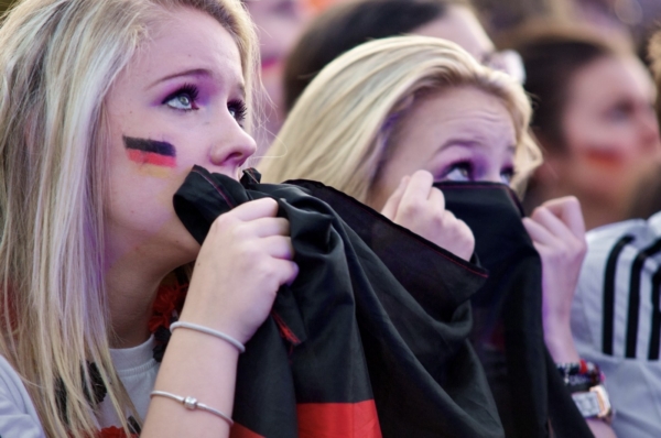 Německé fotbalové fanynky na Euru 2012. Německé fotbalové fanynky na Euru 2012.