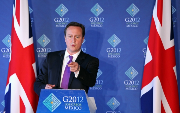 Britský premiér David Cameron.