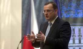 Premiér Petr Nečas.
