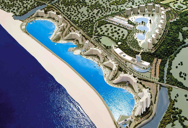 V Chile se nachází největší bazén světa, který svou impozantní velikostí zahrnuje celé jedno pobřeží patřící do soukromého resortu San Alfonso del Mar. (Foto: profimedia.cz)
