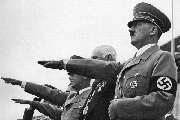 Adolf Hitler na německé olympiádě (ilustrační foto). Adolf Hitler na německé olympiádě (ilustrační foto).