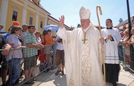 Bohoslužbu celebroval kardinál Dominik Duka.