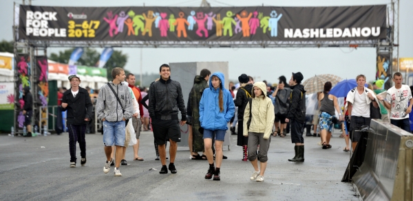 Festival Rock for People byl přerušen kvůli nepříznivému počasí.