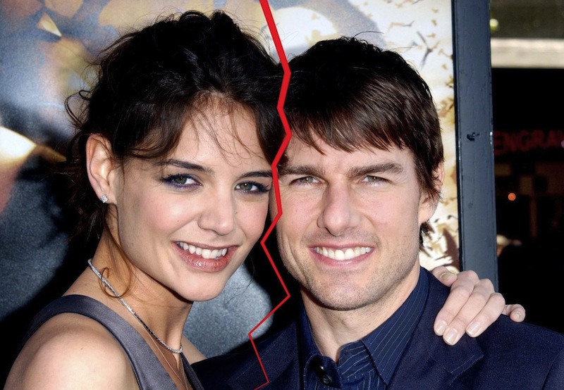 Katie Holmesová a Tom Cruise se rozvádějí.