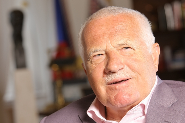Český prezident Václav Klaus.