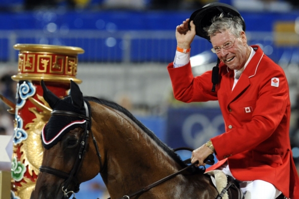 Ian Millar na předchozí olympiádě v Pekingu.
