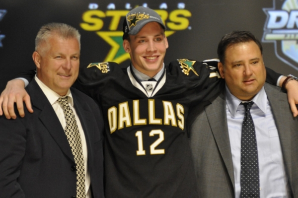Radek Faksa při draftu. Radek Faksa při draftu.