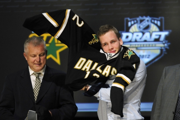 Radek Faksa při draftu.