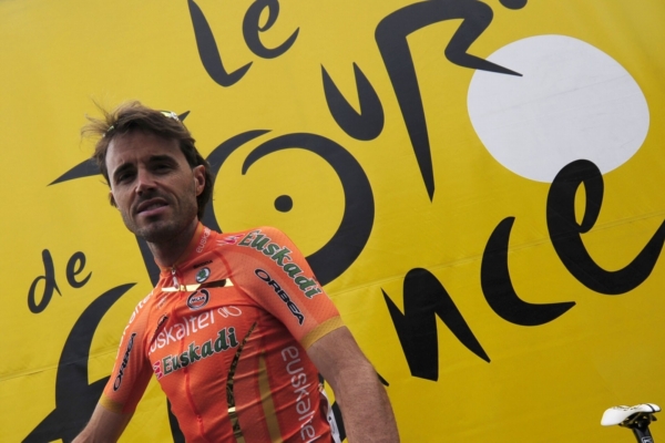 Španělský cyklista Samuel Sánchez. Španělský cyklista Samuel Sánchez.