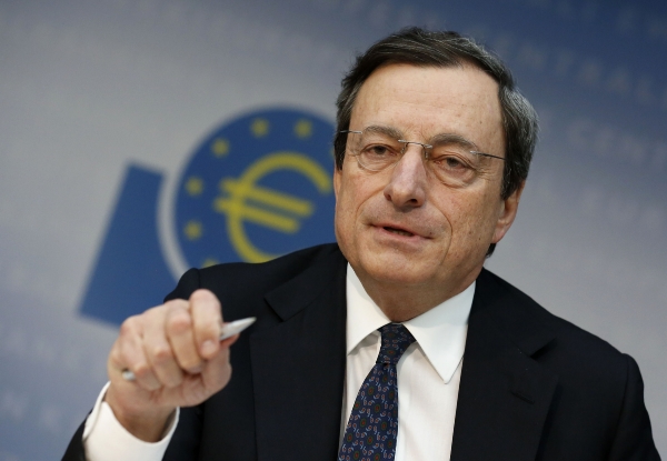 Šéf ECB Mario Draghi.
