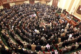 Egyptský parlament (ilustrační foto).