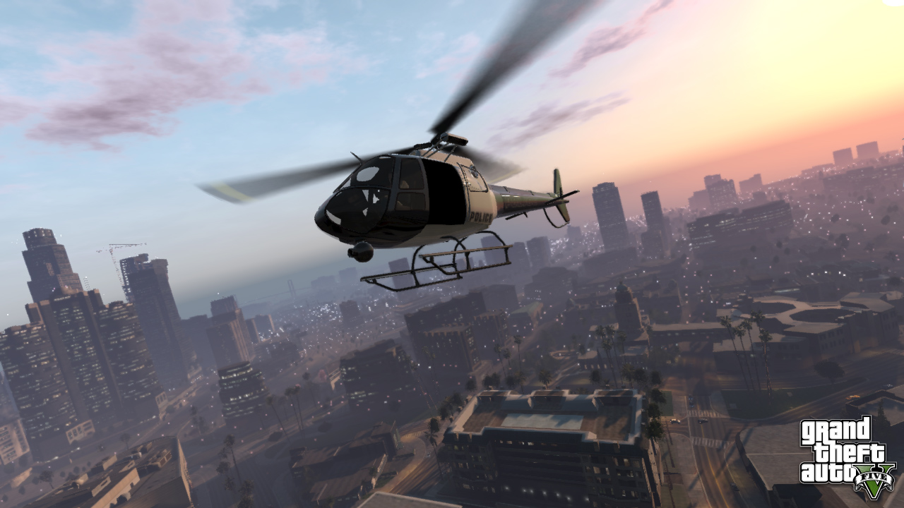 Helikoptéra z GTA 5. Helikoptéra z GTA 5.