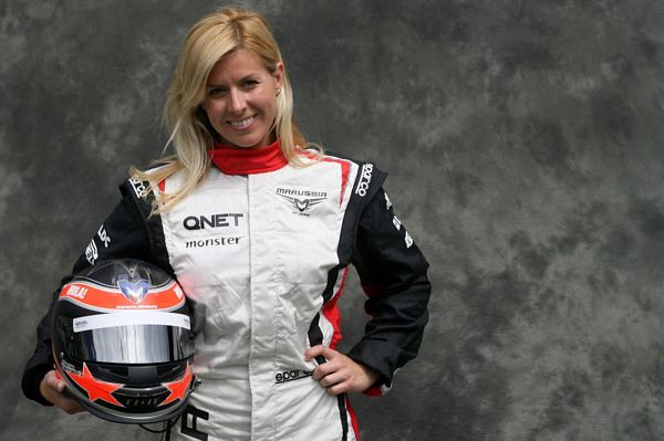 Španělská pilotka Maria de Villotaová. 