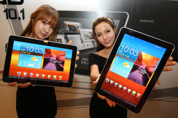 Tablet Galaxy Tab 10.1 od společnosti Samsung (ilustrační foto).