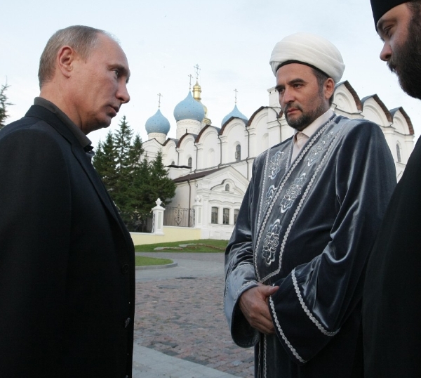 Muftí Ildus Fajzov je loajálním služebníkem Vladimira Putina.