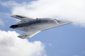 X-47B za letu.