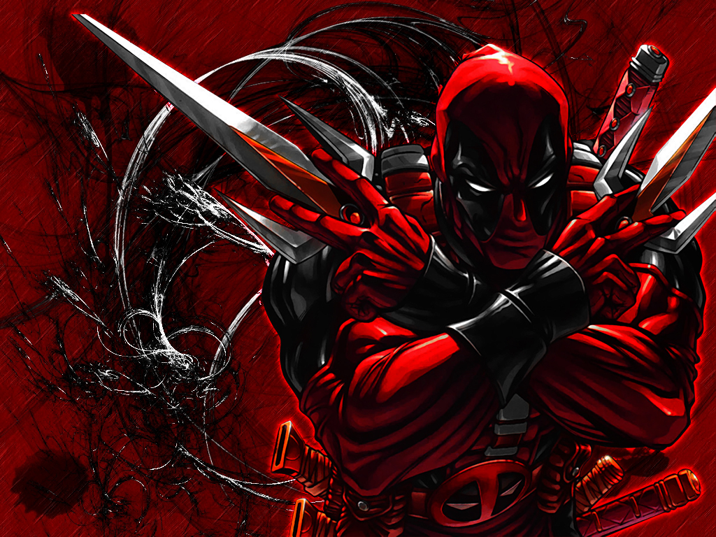 Jeden z mnoha obrázků z komiksu s Deadpoolem.
