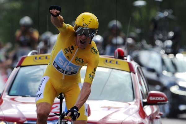 Britský cyklista Bradley Wiggins.
