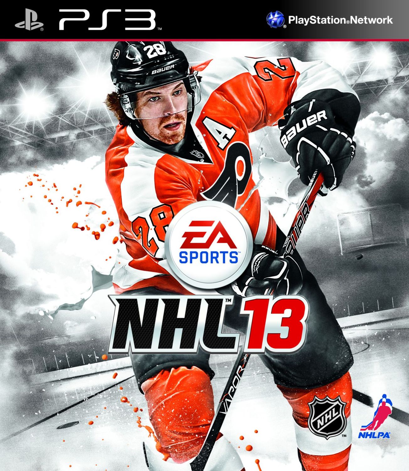 Claude Giroux - útočník týmu Philadelphia Flyers hlavní tváří NHL 13.
