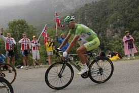 Peter Sagan se na Tour neztratil ani v horách.
