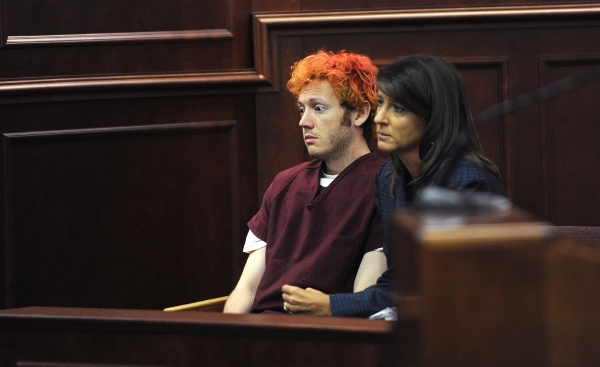James Holmes u soudu.