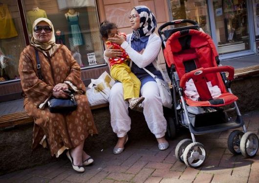 Muslimové v Kodani.